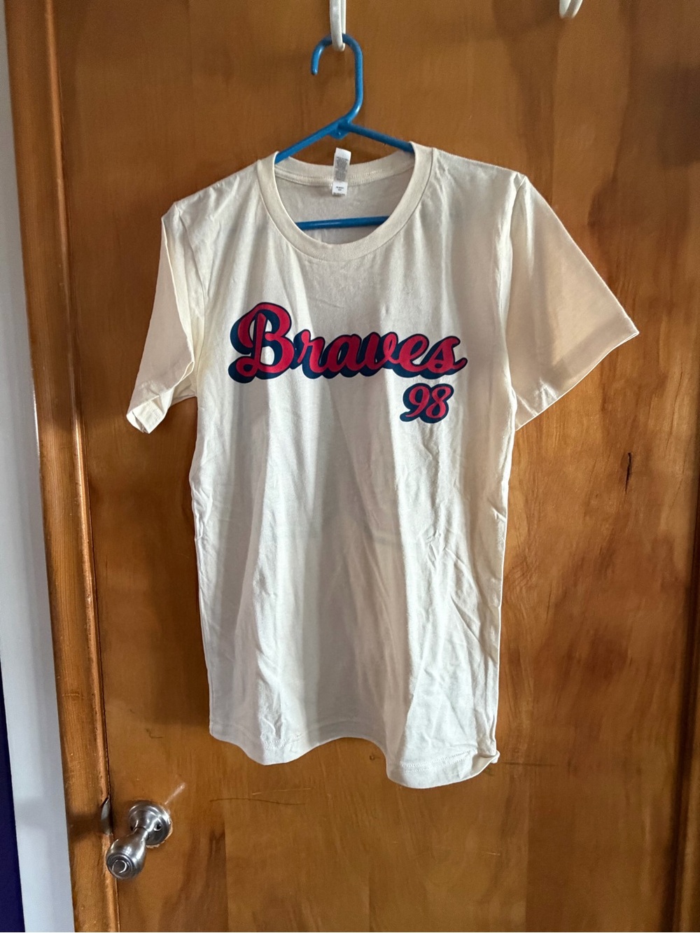Custom made by Essential Tees Cream 'Braves 98' Graphic Tee